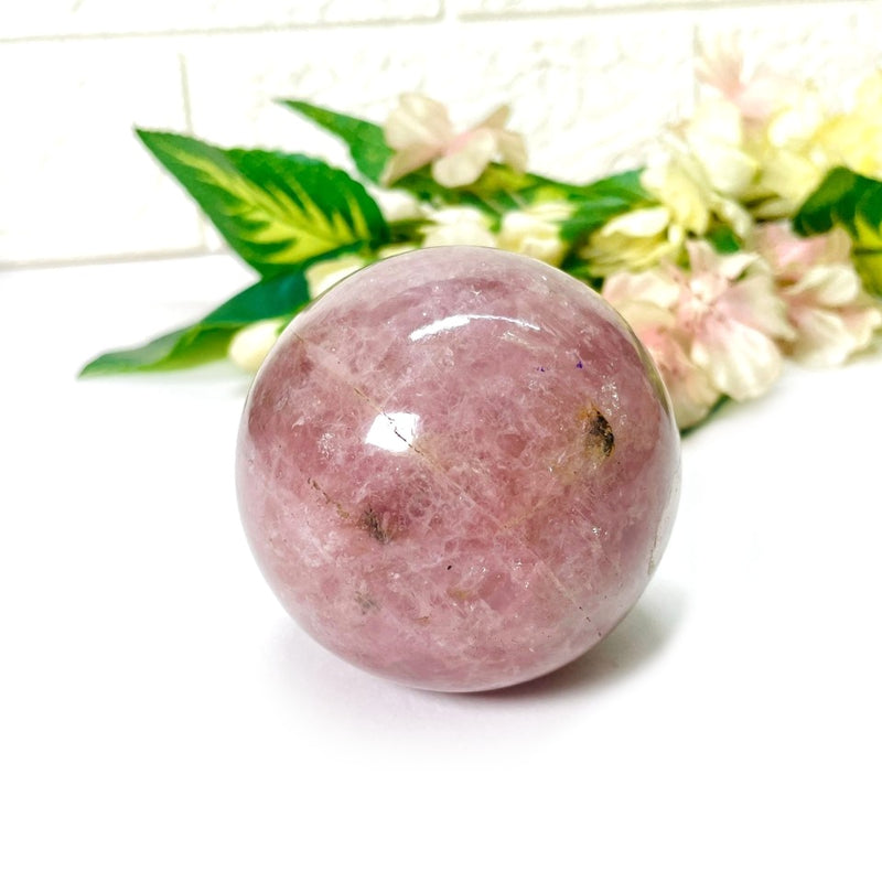 Lavender Rose Quartz Sphere (Love & Spirituality)