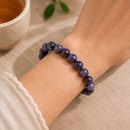 Lepidolite Round Bead Bracelet (Mediumship & Psychic skills)