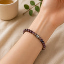 Lepidolite Round Bead Bracelet (Mediumship & Psychic skills)