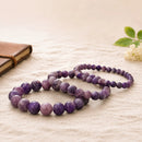 Lepidolite Round Bead Bracelet (Mediumship & Psychic skills)