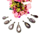 Lepidolite Premium Pendant in Silver