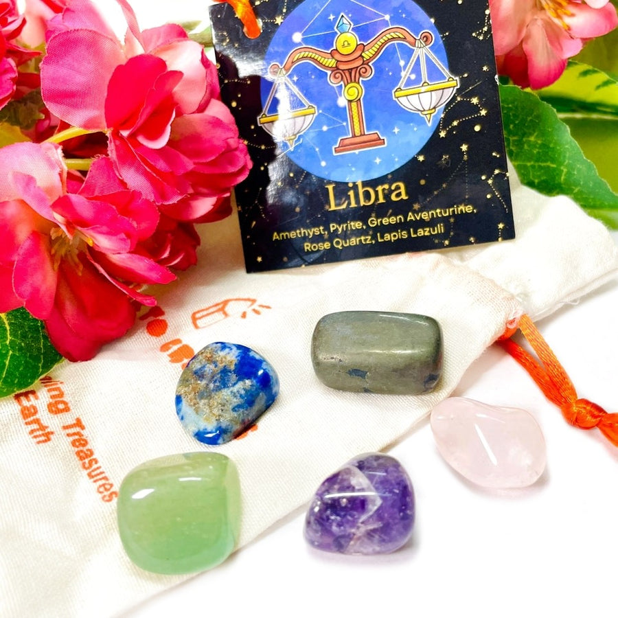 Shop Crystal Tumble Stones Kit for the Zodiac Sign Libra