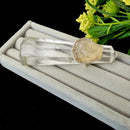 Rough Libyan Desert Glass Rings in Silver
