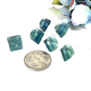 Natural Fluorite Octahedrons (Multifluorite, Blue-Green)