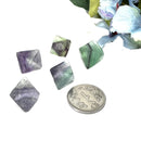 Natural Fluorite Octahedrons (Multifluorite, Blue-Green)