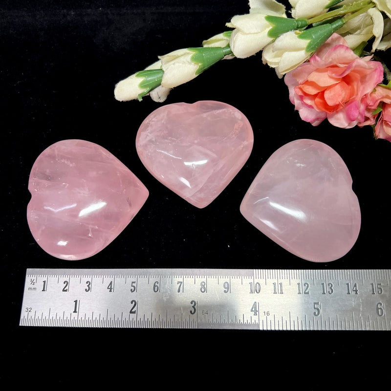 Rose Quartz Hearts (Attract Love)