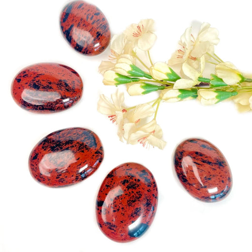 Mahogany Obsidian Palmstones (Protection & Growth)