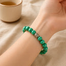 Malachite Round Bead Bracelet (Transformation)