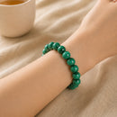 Malachite Round Bead Bracelet (Transformation)