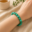 Malachite Round Bead Bracelet (Transformation)