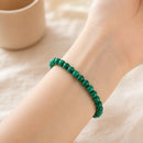 Malachite Round Bead Bracelet (Transformation)