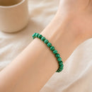 Malachite Round Bead Bracelet (Transformation)