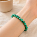 Malachite Round Bead Bracelet (Transformation)