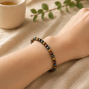 Mixed Tiger Eye Round Bead Bracelet (Confidence and Protection from Jealousy)