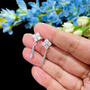 Moonstone Earrings in Silver