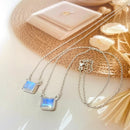 Moonstone Necklace in Silver