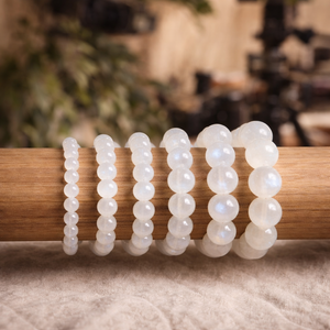 White Moonstone Bracelet