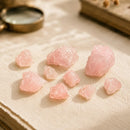 Premium Morganite rough by Talk to Crystals, a rare natural crystal associated with unconditional love, compassion, emotional healing, divine feminine energy and Heart Chakra healing