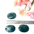 Moss Agate Palmstone (Abundance & Balance)