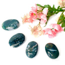Moss Agate Palmstone (Abundance & Balance)