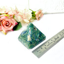 Moss Agate Pyramid (Healing & Prosperity)
