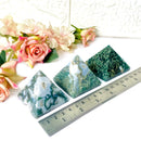 Moss Agate Pyramid (Healing & Prosperity)