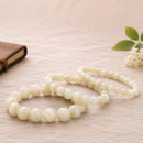 Mother of Pearl bracelet by Talk to Crystals for adaptability, flexibility, calmness, clarity of thought and heightened intuition, available in various bead sizes