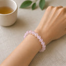 Mozambique Rose Quartz Bracelet Gem Quality (Love & Harmony)