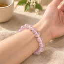 Mozambique Rose Quartz Bracelet Gem Quality (Love & Harmony)