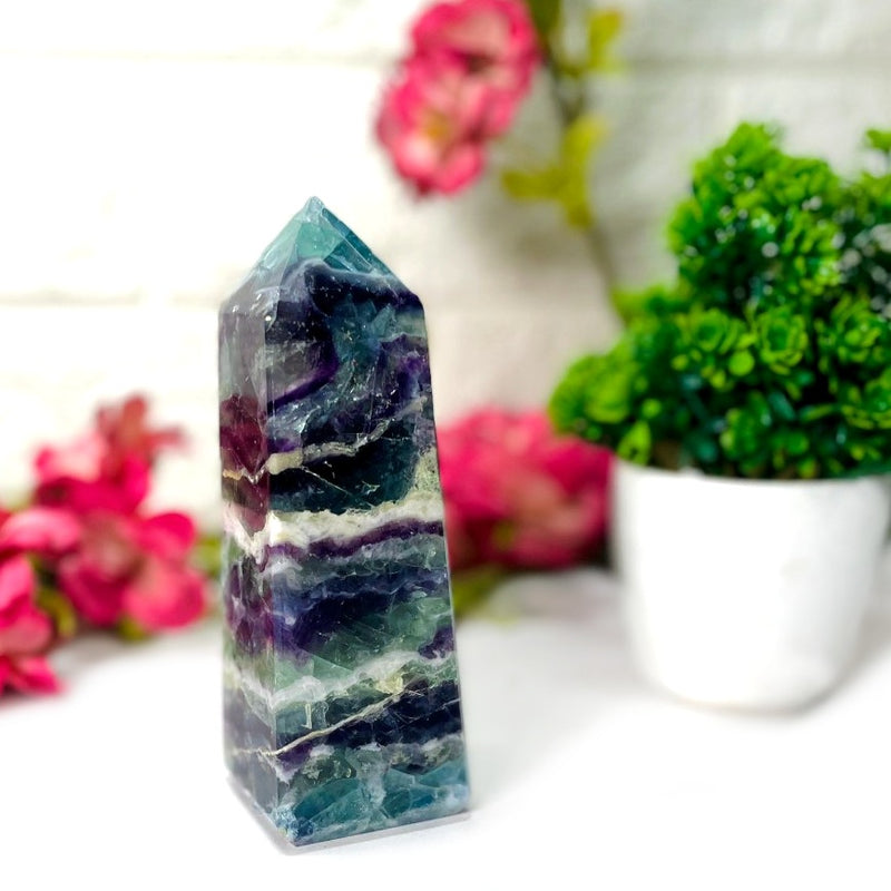 Multi-Fluorite Obelisk Towers (Clarity & Intuition)