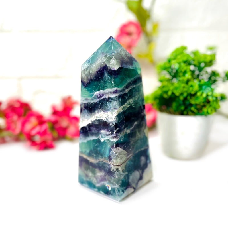 Multi-Fluorite Obelisk Towers (Clarity & Intuition)