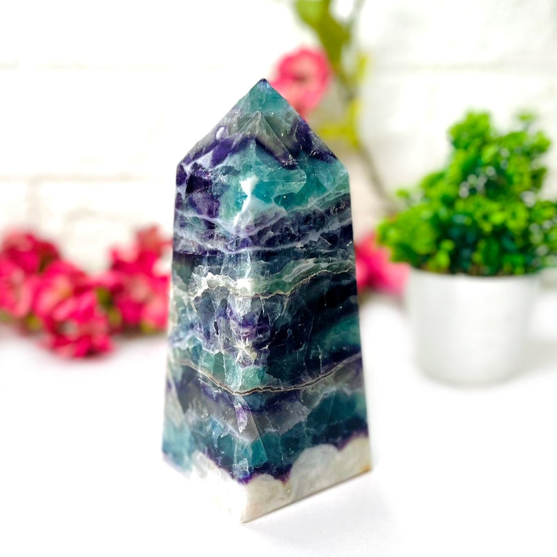 Multi-Fluorite Obelisk Towers (Clarity & Intuition)