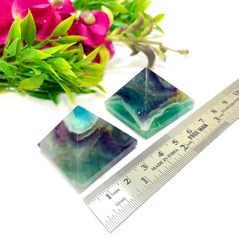 Multi Fluorite Pyramid (Focus & Clarity)