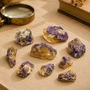 Premium Citrine and Lepidolite Rough Crystal for Confidence, Positive Energy and Personal Growth by Talk To Crystals