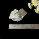 Navajun Pyrite Cube on Matrix Mineral Specimen