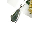 Nephrite Jade Premium Pendants in Silver