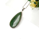 Nephrite Jade Premium Pendants in Silver
