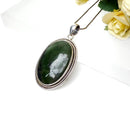 Nephrite Jade Premium Pendants in Silver