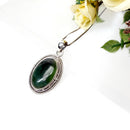Nephrite Jade Premium Pendants in Silver