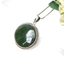 Nephrite Jade Premium Pendants in Silver
