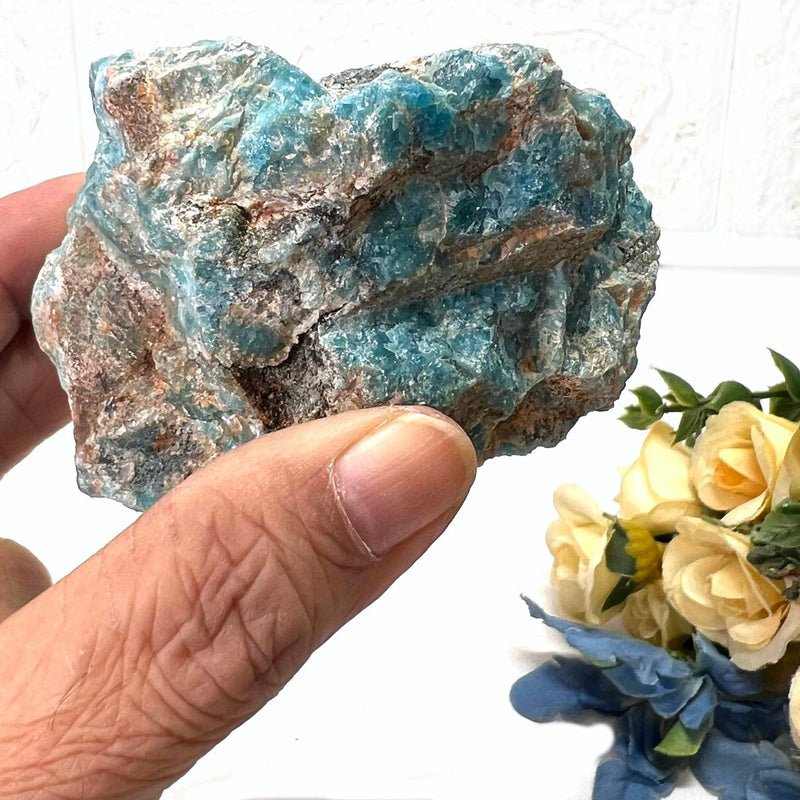 Blue Apatite Rough (Helps in weight loss)