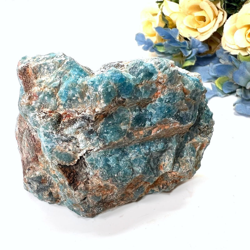 Blue Apatite Rough (Helps in weight loss)