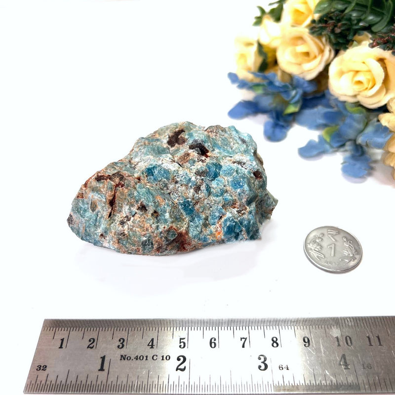Blue Apatite Rough (Helps in weight loss)