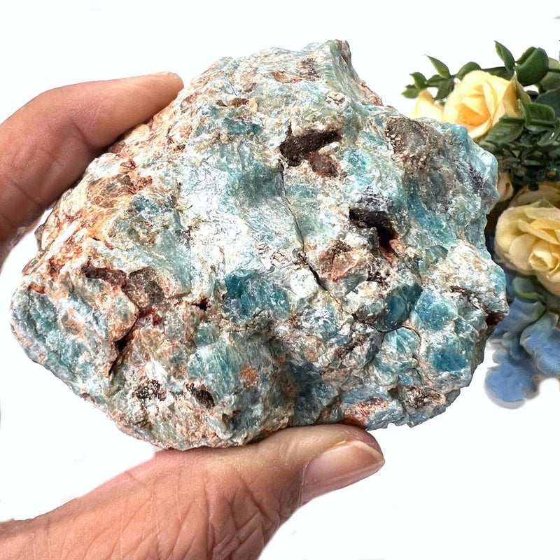 Blue Apatite Rough (Helps in weight loss)