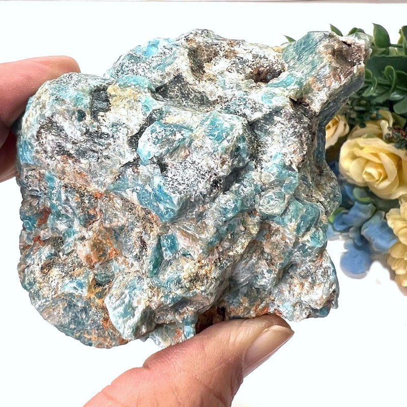 Blue Apatite Rough (Helps in weight loss)
