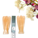 Orange Selenite Angel (Angelic Protection)