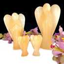 Orange Selenite Angel (Angelic Protection)