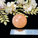 Orange Selenite Sphere (Creativity and Feminine Energy)