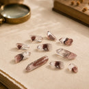Orire Phantom Quartz / Disco Fire Quartz by Talk to Crystals for manifestation, grounding, spiritual growth and connection with higher realms by Talk To Crystals