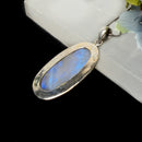 White Moonstone Premium Collection Pendant in Silver (Divine feminine)